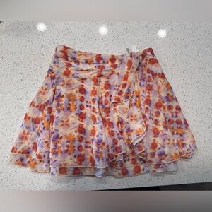 ARRIE Chiffon Wrap Skirt Floral NWT Sizes XS & S
